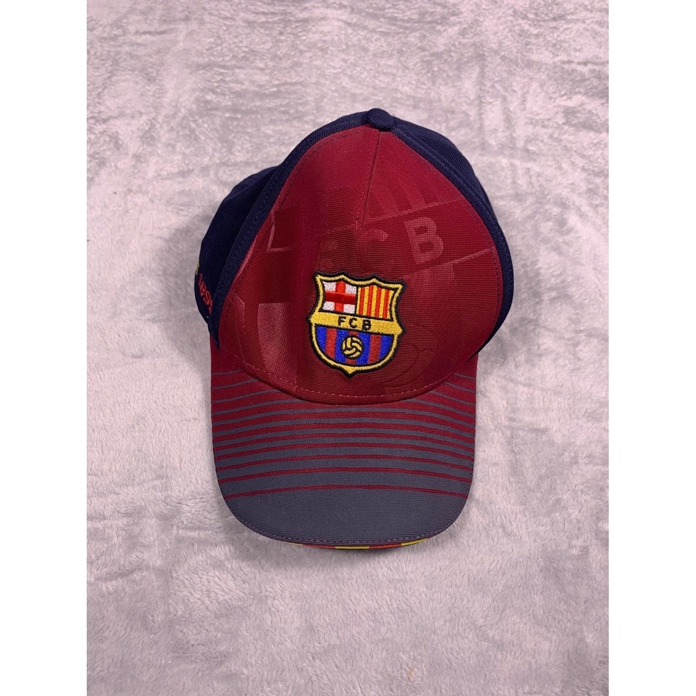 FC Barcelona Official Licensed Product Unisex Hat One Size Maroon Polyester Blue